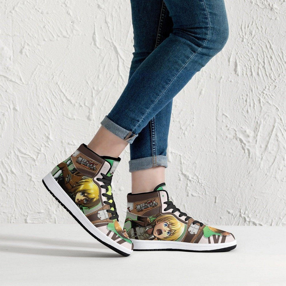 Armin Arlert Training Corps Shingeki No Kyojin JD1 High Top Shoes