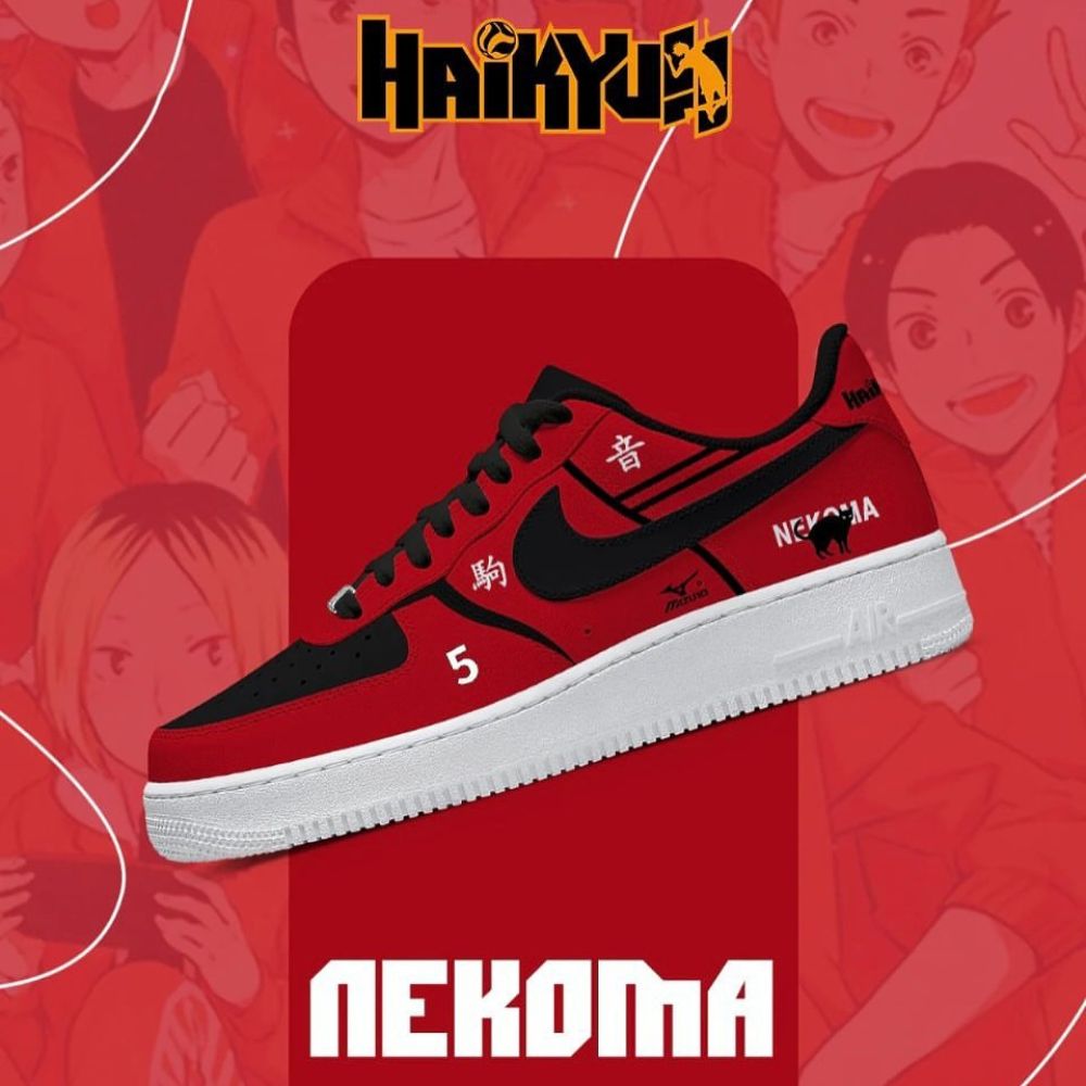 Nekoma Haikyuu AF1 Shoes