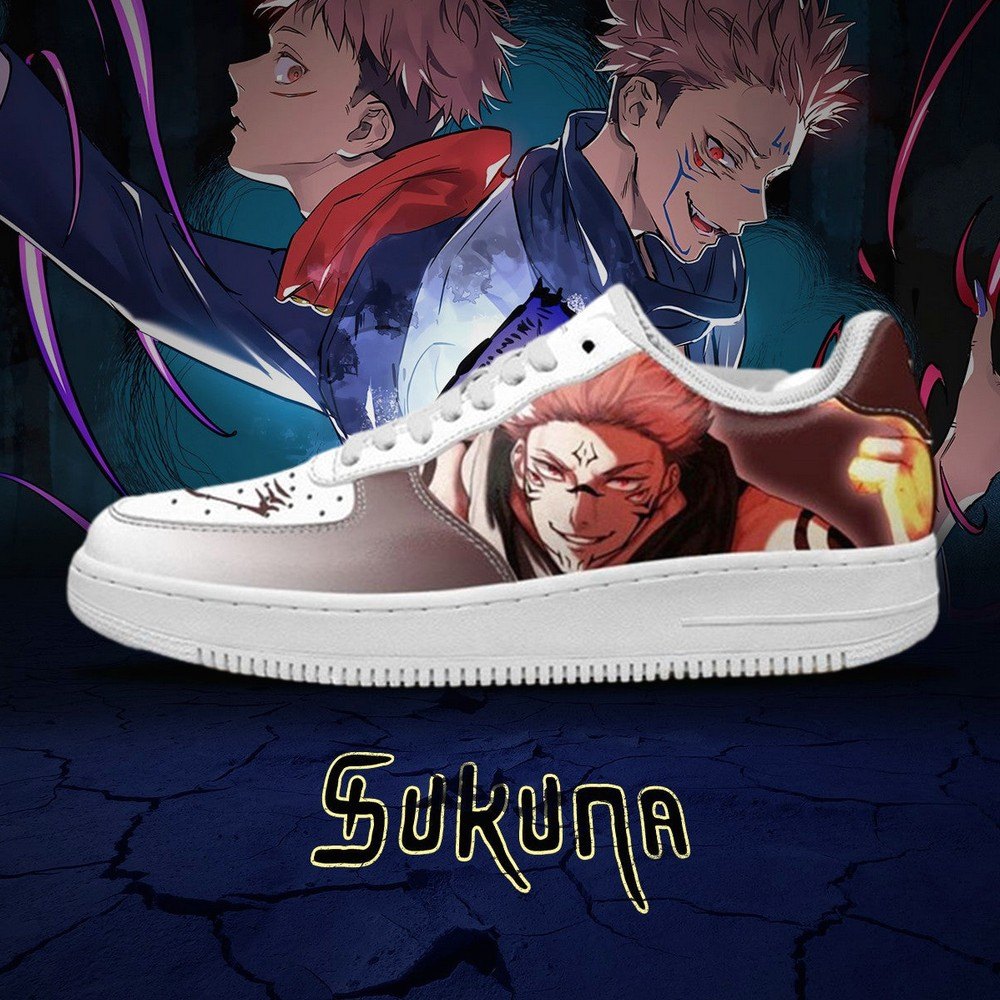 Ryomen Sukuna No.2 Jujutsu Kaisen AF1 Shoes
