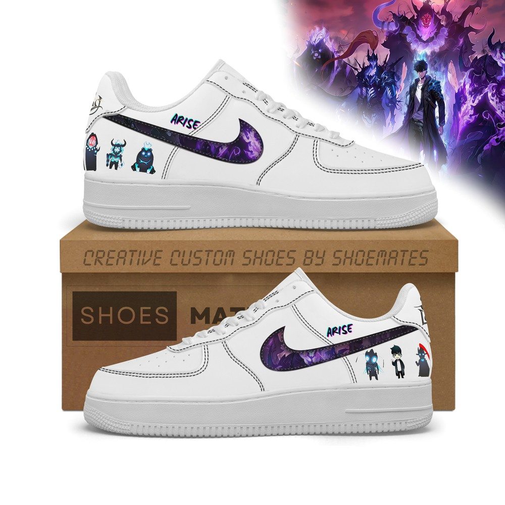 Shadow Army Solo Leveling Low Top AF1 Shoes