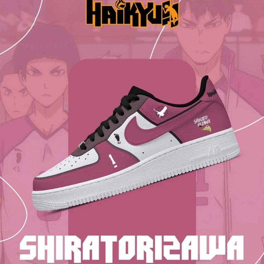 Shiratorizawa Haikyuu AF1 Shoes