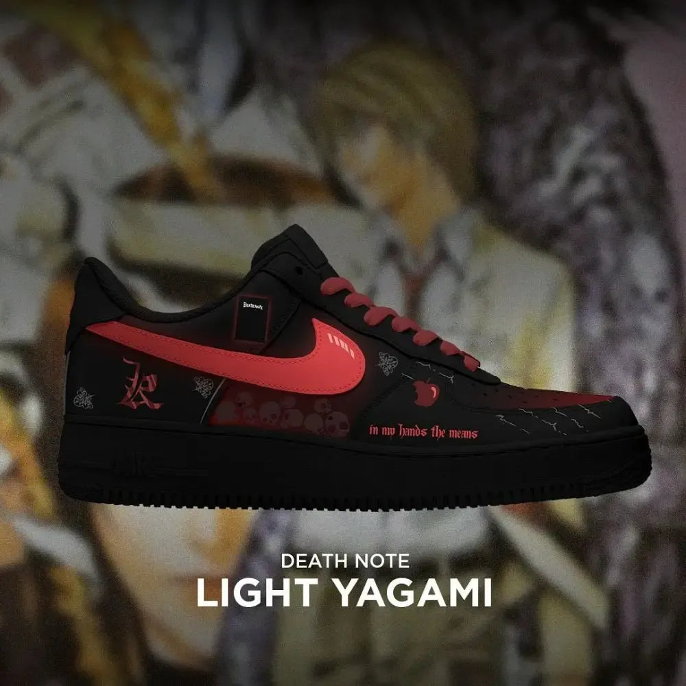 Light Yagami Death Note Limited Low Top Shoes