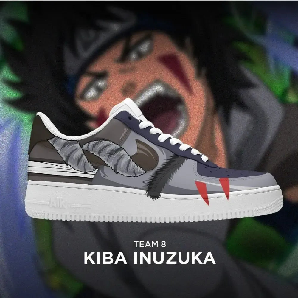 Kiba Inuzuka Naruto Team 8 Low Top Shoes