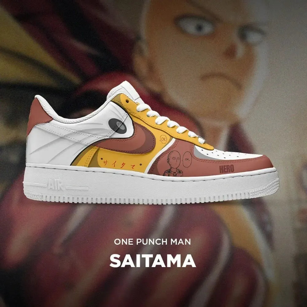 Saitama One Punch Man New Low Top Shoes