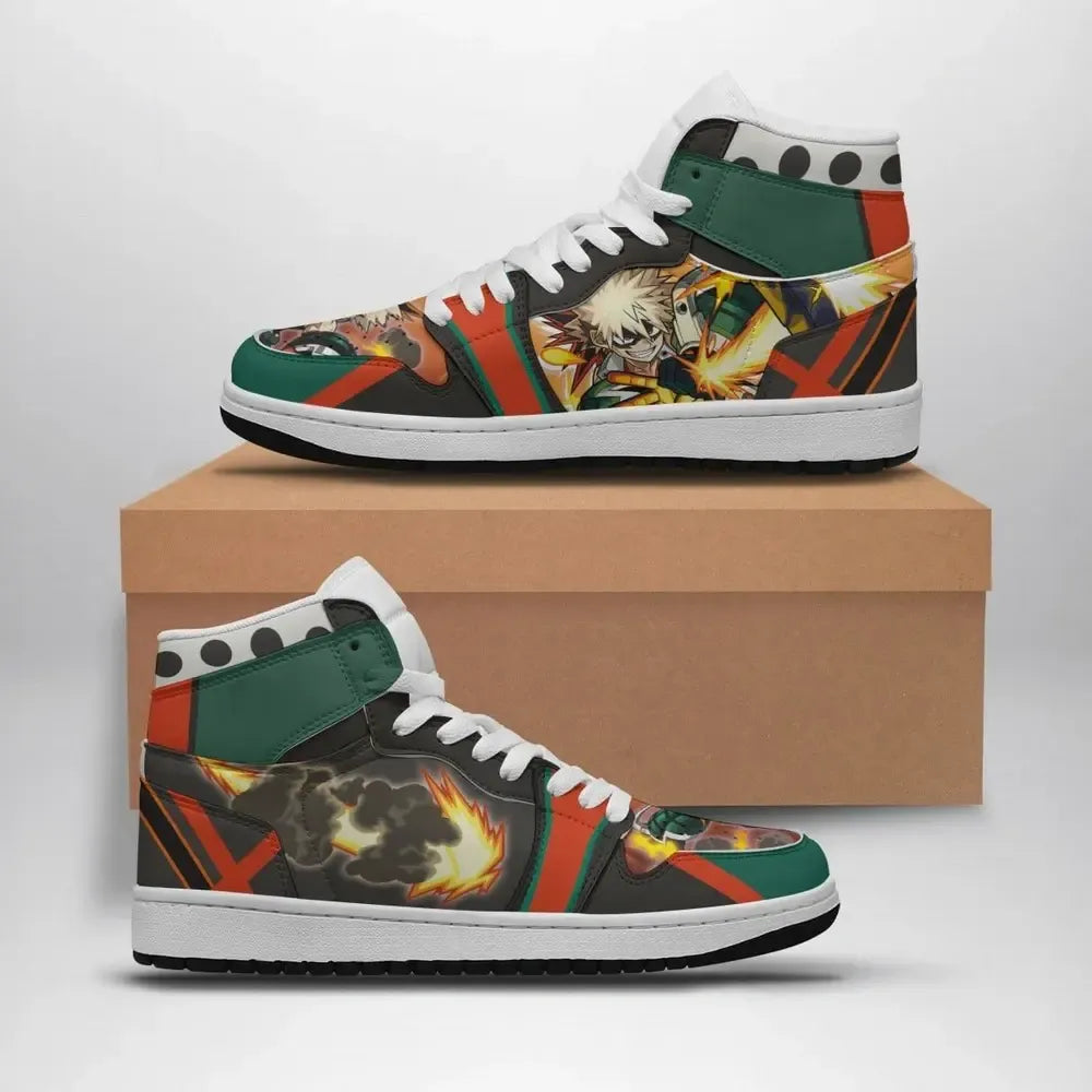 Katsuki Bakugo My Hero Academia Special High Top Shoes