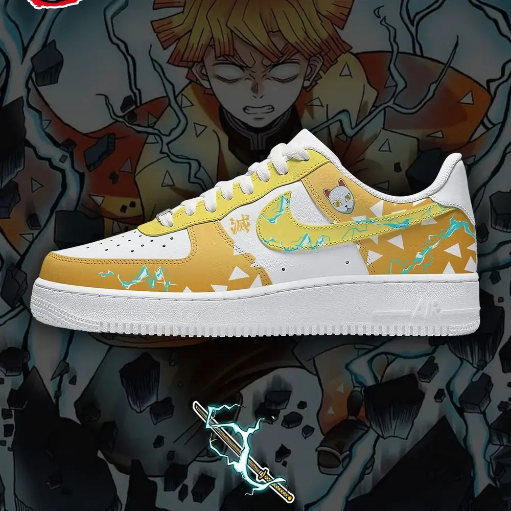 Zenitsu Agatsuma V.2 Demon Slayer Special Design Low Top Shoes
