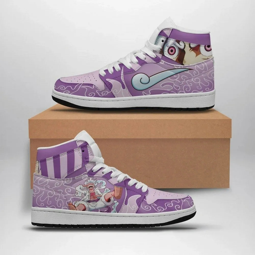 Sun God Luffy One Piece Special High Top Shoes