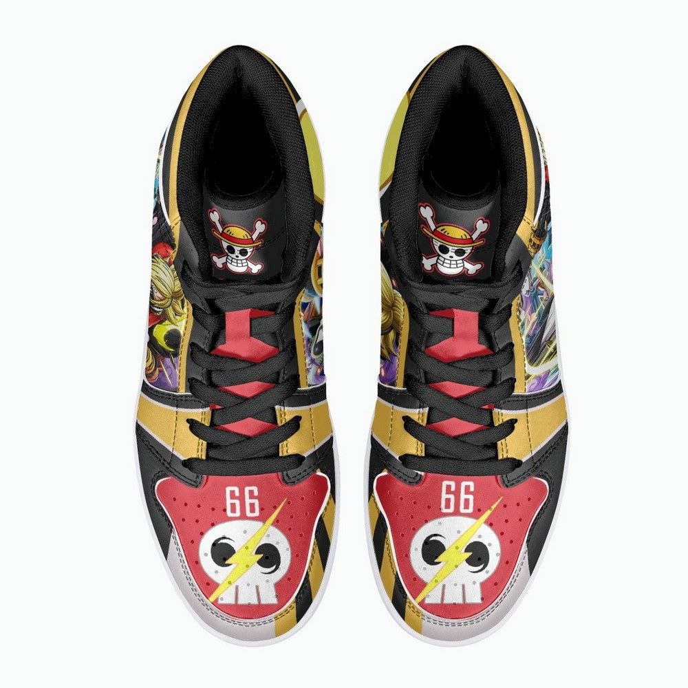 Vinsmoke Sanji Stealth Black One Piece JD1 High Top Shoes