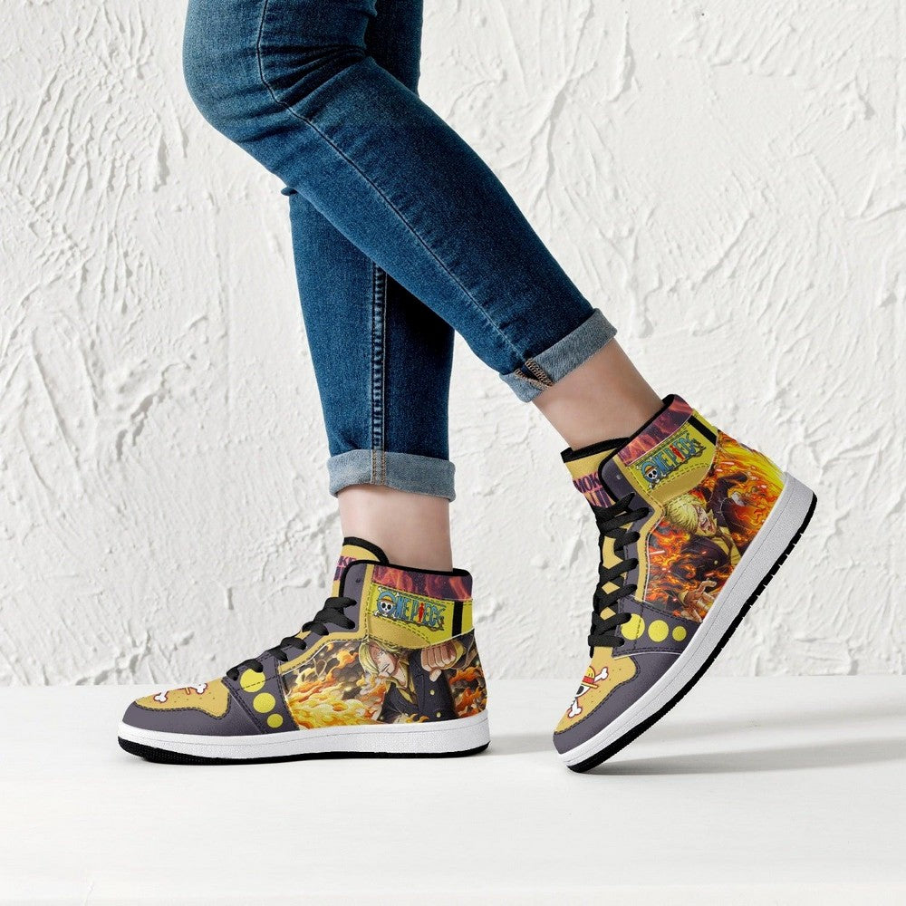 Vinsmoke Sanji Timeskip One Piece JD1 High Top Shoes
